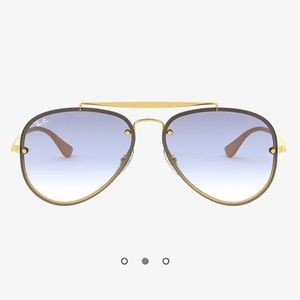 Ray-Ban RB3584N BLAZE AVIATOR Gold/Transparent